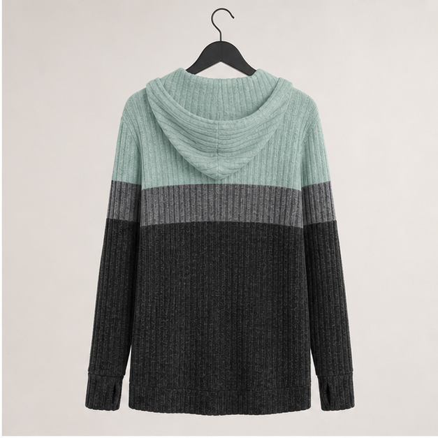 Women's Cozy Textured Sweaters Fall Fashion Hoodies Trendy Outfits S-XXL - image 2
